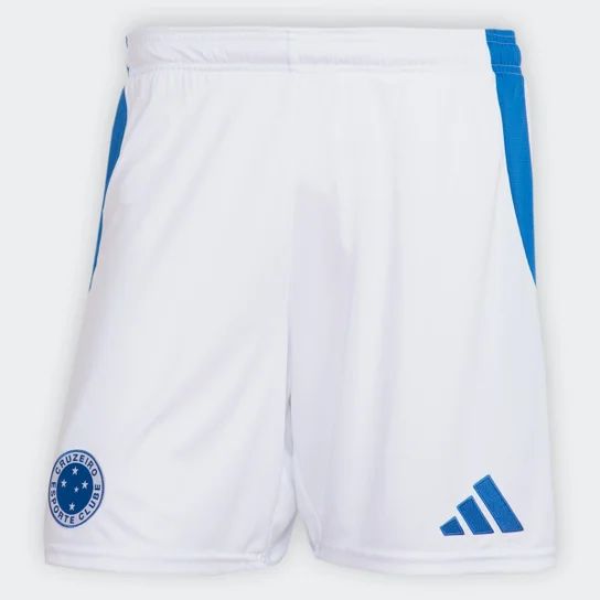 CALÇÃO DO CRUZEIRO 25/26 HOME - BRANCO ADIDAS MASCULINO