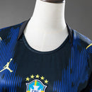 CAMISA SELEÇÃO BRASILEIRA 2026/27 FEMININA TORCEDORA - AZUL E PRETO